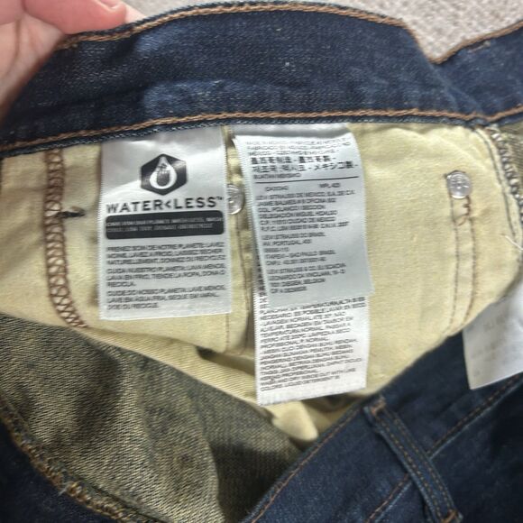 Levis 569 Loose Fit Jeans Men’s 38x30 Dark Wash Baggy Straight Denim Y2K - Picture 10 of 13